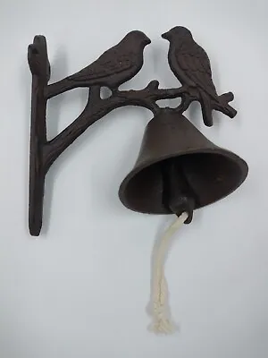 Cast Iron Outdoor Bell With Birds • £15