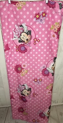 Vintage 90’s Disney Minnie Mouse Comforter Hearts Bows Pink Polka Dots Twin • $55