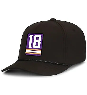 Minnesota Vikings Justin Jefferson JJ Number Patch Snapback Hat • $24.99