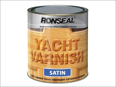 £14.59 • Buy Ronseal - Exterior Yacht Varnish Satin 250ml