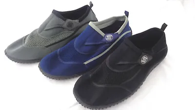 Men's Big Size Aqua Water Shoes Slip Resistant  SIZES 14 15 15.5 AQ20M • $12.99