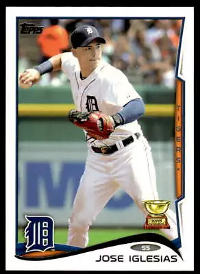 2014 Topps #653 Jose Iglesias Detroit Tigers Baseball • $1.74