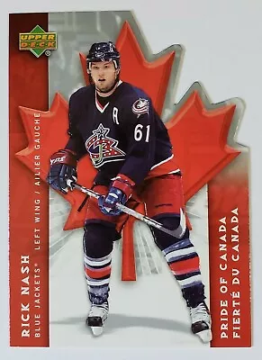 2007 Rick Nash Mcdonalds Pride Of Canada Upper Deck Insert Card Hockey Nhl Pc2 • $4.99