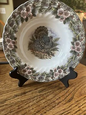 Myott Churchill  Rimmed Bowls Thanksgiving Set Of  7 Turkey  8.5” • $75