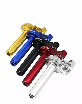 7/8'' Motorcycle Handlebar CNC Hand Grip Twist Throttle Accelerator Universal • $29.99