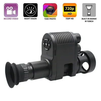 £136.99 • Buy Megaorei 3 Hunting Night Vision Scope Lase 850nm IR Infrared Video Recorder+32GB