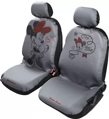 Pair Seat Covers Front Car Minnie Mouse Universal DISNEY • $37.43