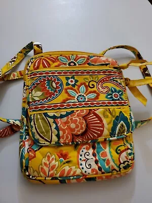 VERA BRADLEY Crossbody Mini Hipster PROVENCAL Paisley Floral Shoulder Purse • $14.99