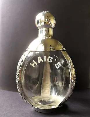 L Maciel Modernist Aztec Haig’s Rose Decanter Sterling Silver 925 Overlay Mexico • $295