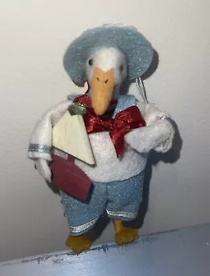 Heart Felts Duck Holding Sailboat Ornament Midwest Cannon Falls • $18.99