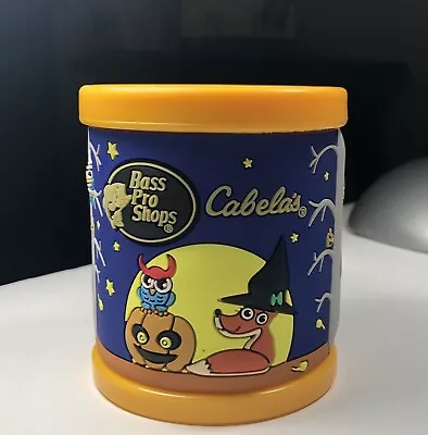 Bass Pro Shop Cabela's Halloween Glow In The Dark Plastic 3D Mug Exc Condition! • $8