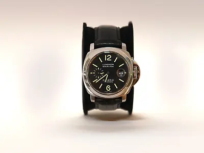 OFFICINE PANERAI Luminor Marina Automatic Watch Stainless Steel PAM00104 B&P 44M • $3500