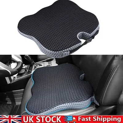 Memory Foam Car Seat Cushion For Driving Wedge Driver Booster Office Chair Pad • £17.90