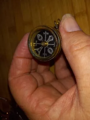 Vintage Marble Arms Gladstone MI BRASS COMPASS • $29.99