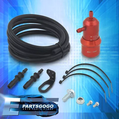 Universal Manual Turbo Charger Adjustable Boost Controller 0-60 PSI Red + Hose • $11.99