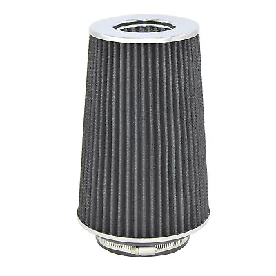  Black 10   Tall Pro-Flo Washable Conical Air Filter With 3  3.5  And 4  Inlet • $22.99