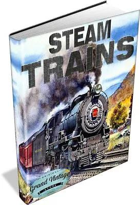 STEAM TRAINS ~ 249 Vintage Book Collection On DVD - Locomotives Railways • $7.45