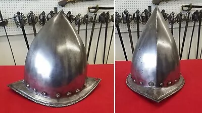 High Peaked Italian Morion-Cabasset Of One Piece Construction Circa 1580 • $4350