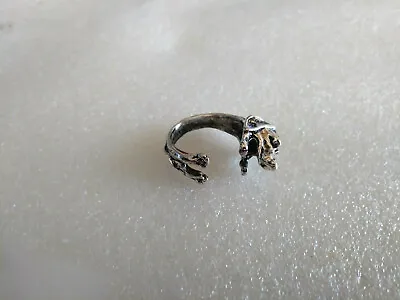 Dachshund Dog Ring Animal Fashion Jewelry One Size Silver Color • $10