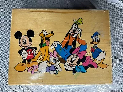 Disney Mickey Mouse And Gang 540J03 Rubber Stamp Donald Duck All Night Media • $4.99