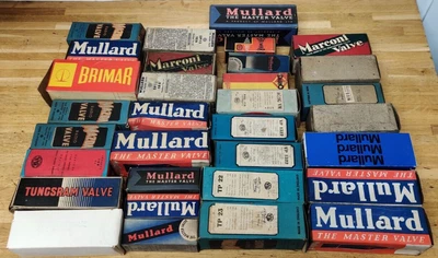 £69.99 • Buy Radio Valves Unused Stock Mullard Mazda Brimar Marconi Etc Joblot Approx. X 32