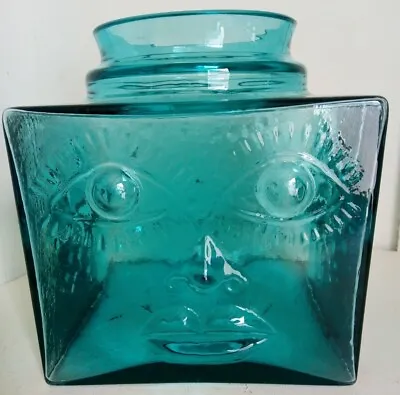 Dartington Glass Super Rare Girl Vase FT43 Kingfisher Frank Thrower Quirky  60s • £325