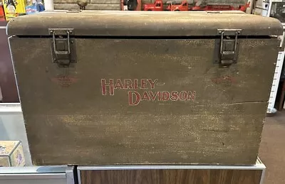 Vintage Harley-Davidson 1920’s Wooden Shipping Box Dudley Perkins Dealership • $9999