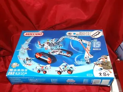 Meccano Multi Models Set / 15 Models /252 Peaces / Set No 83 6515 / 2004 • £14.95