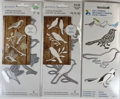 Momenta Cut Emboss Birds And Butterfly Metal Cutting Dies LOT Of 11 Thin Die • $8.98