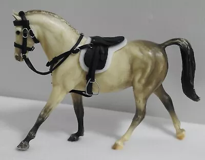 £24.99 • Buy Handmade Black Leather Saddle Bridle Tack 1:12 Classic Breyer Horse NOT Included