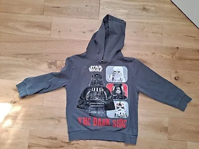 £3.50 • Buy George Lego Star Wars The Dark Side Hooded Sweatshirt Hoodie 4 5 Years Used