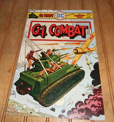 G.I. Combat 186 DC Comic Book 1976 Featuring The Haunted Tank Vintage War Story • $9.95