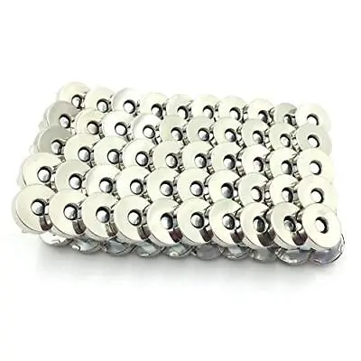 100 Sets Magnetic Purse Snap Clasps Button/Great For Closure Purse Handbag Cloth • $21.84