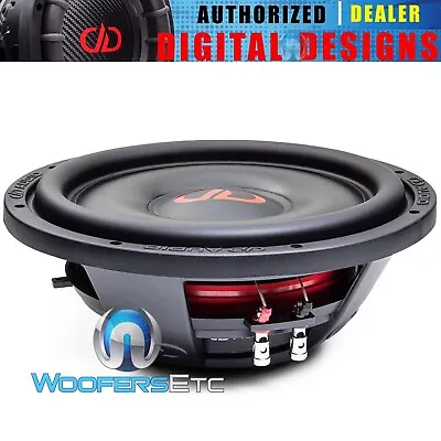 Dd Audio Sl612-d4 12  Slim Shallow 1200w Dual 4-ohm Car Subwoofer Bass Speaker • $279