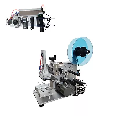 LT-60 Flat Labeling Machine Semi-Automatic Flat Surface Labeler 1mm Accuracy • $835.66