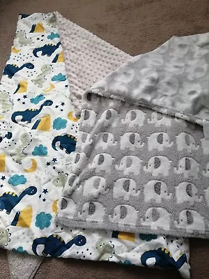 2 X Baby Blanket. 1 Fleece & 1 Thin Cot Duvet • £5.50