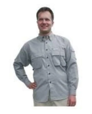 $42.95 • Buy Kokoda Raptor Fishing Shirt Grey