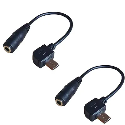 2x Micro USB Jack To 3.5mm Headphone Earphone Adapter Socket Audio Cable • $8.09