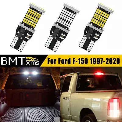 2 White 1 Red 912 921 LED Cargo 3rd Brake Light Bulbs For 2007-2019 Tundra Ram • $11.98