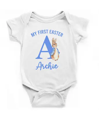 £7.99 • Buy Personalised My First Easter Bodysuit, First Easter Baby Vest, Cute Baby 