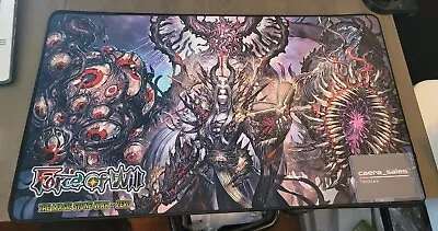 Force Of Will TCG Playmat Wolfgang Prerelease The Magic Stone War Zero  12 X 24 • $51.20