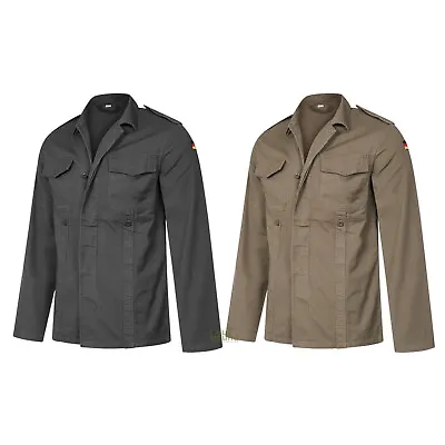 Moleskin Jacket German Army Combat Military Style Durable Long Sleeve Shirt New • £32.29