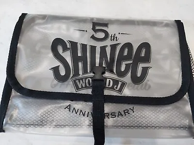 $25.99 • Buy SHINee WORLD J 5th Official Fan Club FC Anniversary Strap Clear Bag Makeup Purse