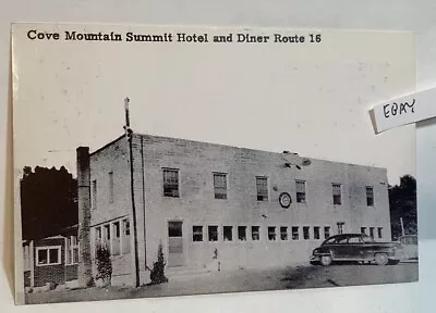 EARLY COVE MOUNTAIN SUMMIT HOTEL & DINER McCONNELLSBURG PA. RT. 16 RARE POSTCARD • $12.95