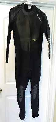 Aqua Lung Hydroflex Wetsuit Mens Full Black Dive Suit Back Zipper X-Large 1mm • $40