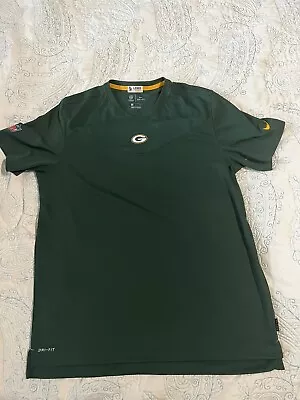 Nike Green Bay Packers Team Issued Training Shirt NFL Size XL • $65