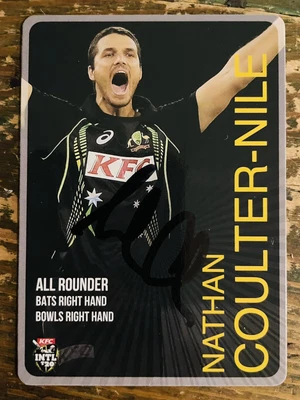 $2.99 • Buy Nathan Coulter-Nile Signed 2014 International T20 Cricket Australia
