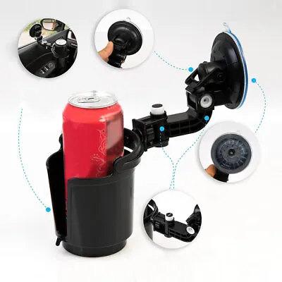 Car Water Cup Holder Tool Auto Suction Cup Phone Holder Adjustable Accessories • $23.64