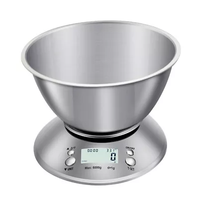 £52.36 • Buy LCD Digital Stainless Steel Kitchen Scales Platform Scales With Bowl D