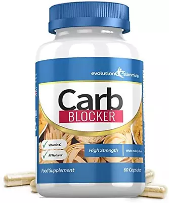 Carb Blocker With White Kidney Bean & Vitamin C 60 Capsules • £18.58